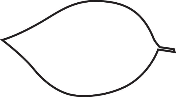 Листочки контур