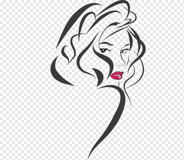 Силуэт лица девушки