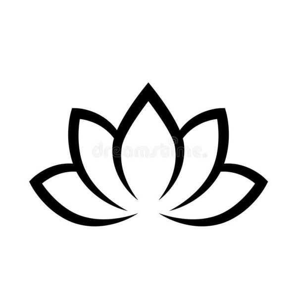 Схематичное изображение лотоса