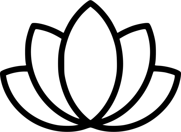 Лотос силуэт