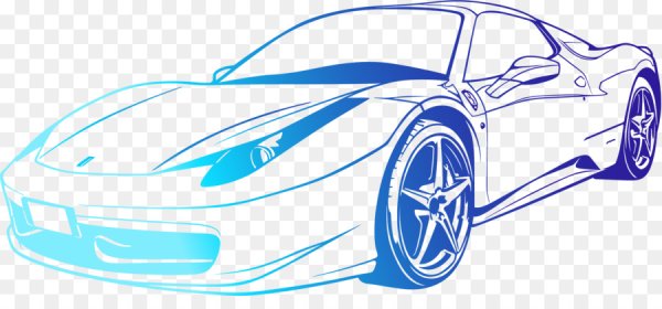 Спортивный автомобиль вектор