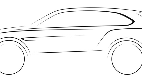 Машина вектор контур сбоку