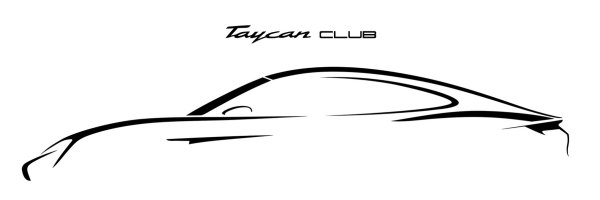 Porsche Taycan силуэт