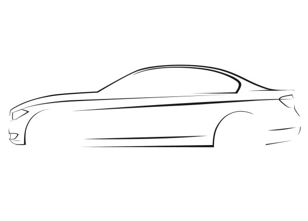 Машина сбоку вектор