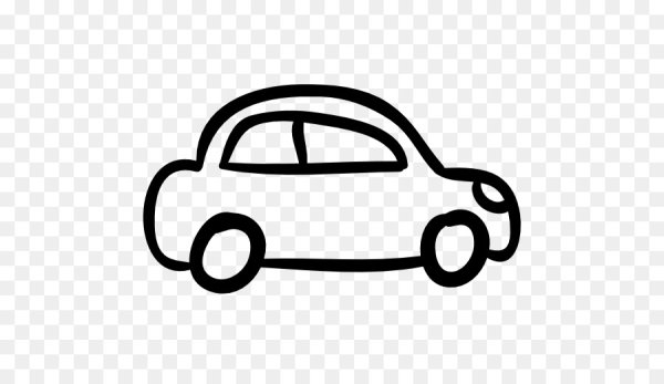 Силуэт машинки для детей