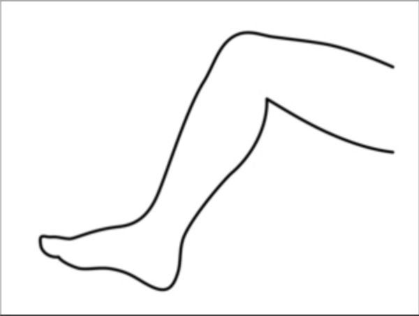 Ноги рисунок раскраска