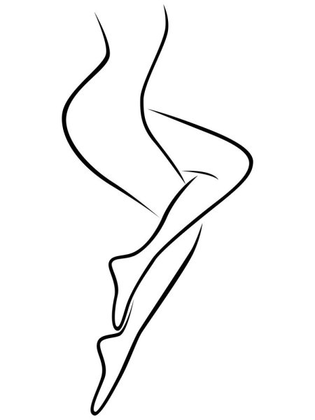 Очертание ноги