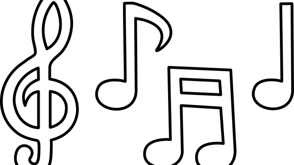 Скрипичный ключ для вырезания