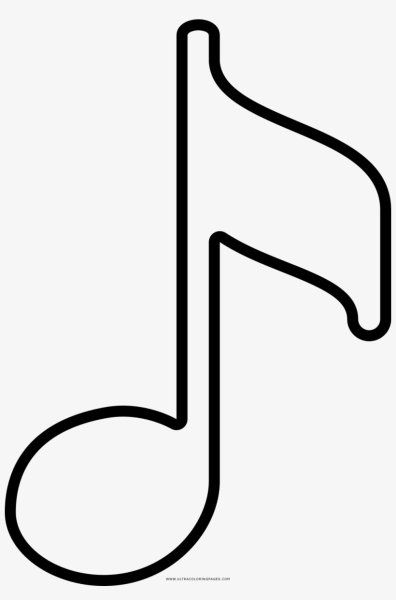 Ноты раскраска