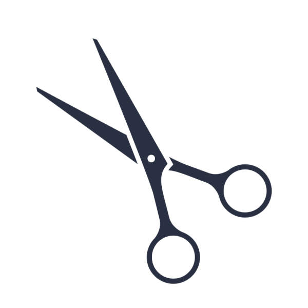 Ножницы парикмахерские контур