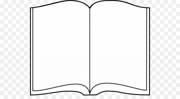 Рисунок развернутой книги