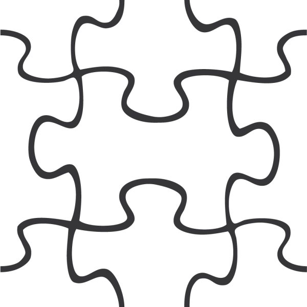 Пазл контур