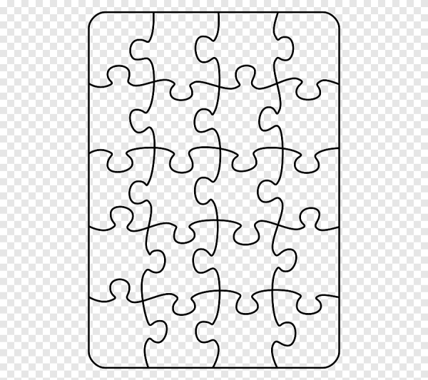 Пазл контур