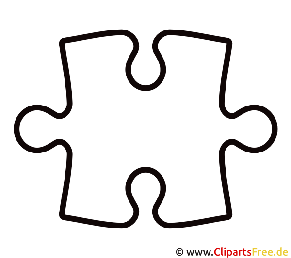 Трафарет "пазл"