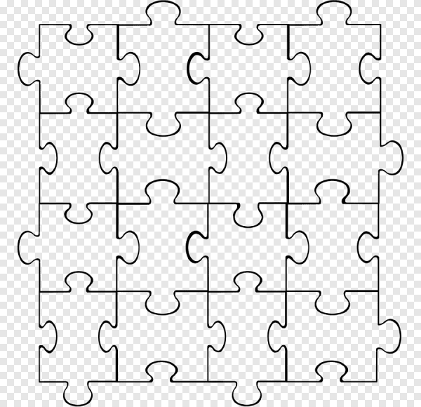 Пазл контур