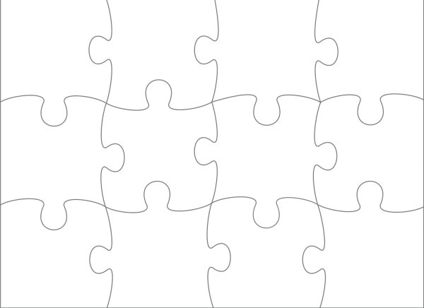 Пазл контур