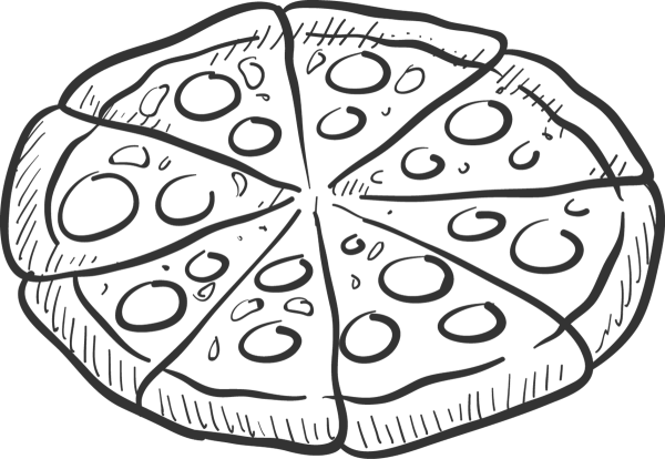 Пицца эскиз