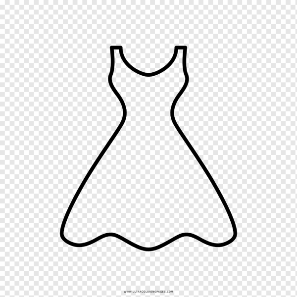 Трафарет платья
