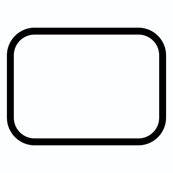 Прямоугольник со скругленными углами