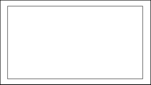 Белый прямоугольник с черным контуром