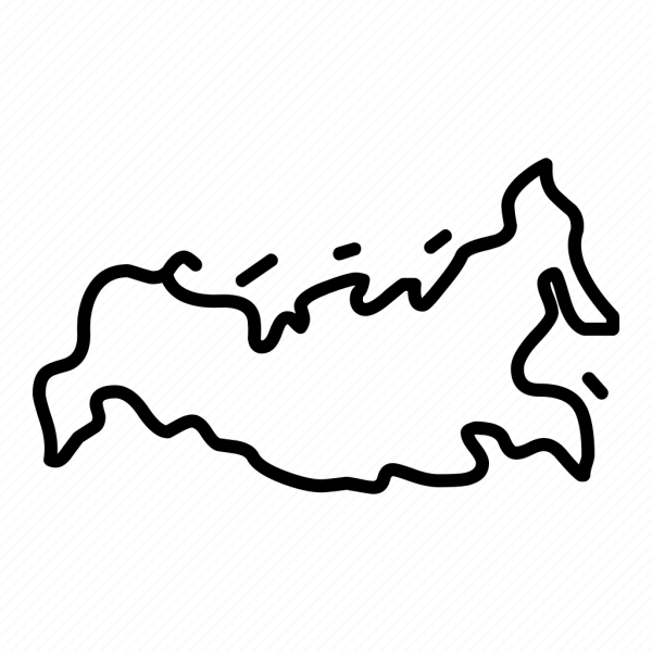 Очертания России