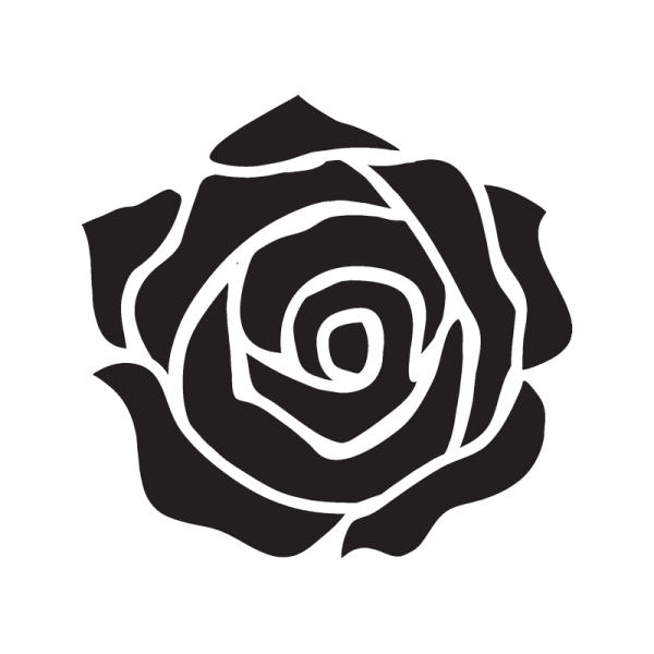 Трафарет "розы"