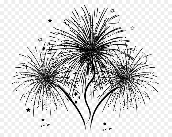 Фейерверк рисунок