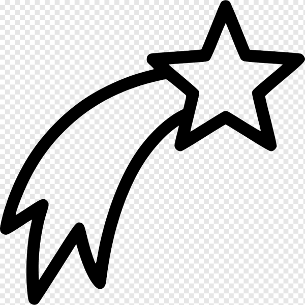 Комета силуэт