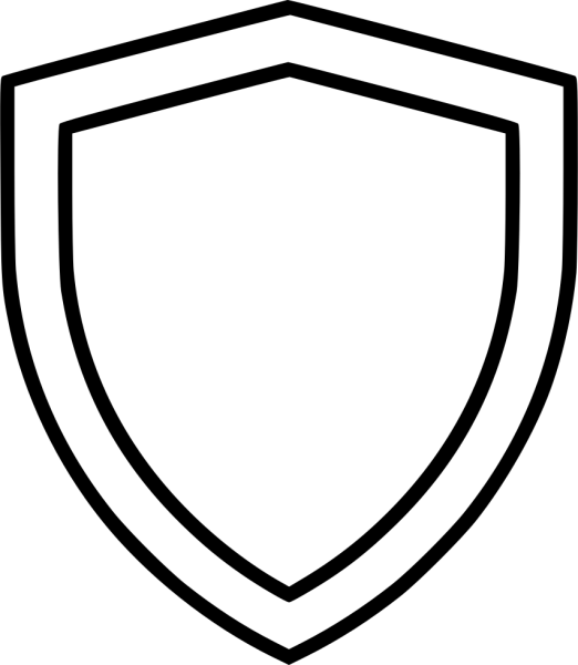 Щит логотип на прозрачном фоне