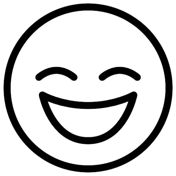 Улыбка раскраска