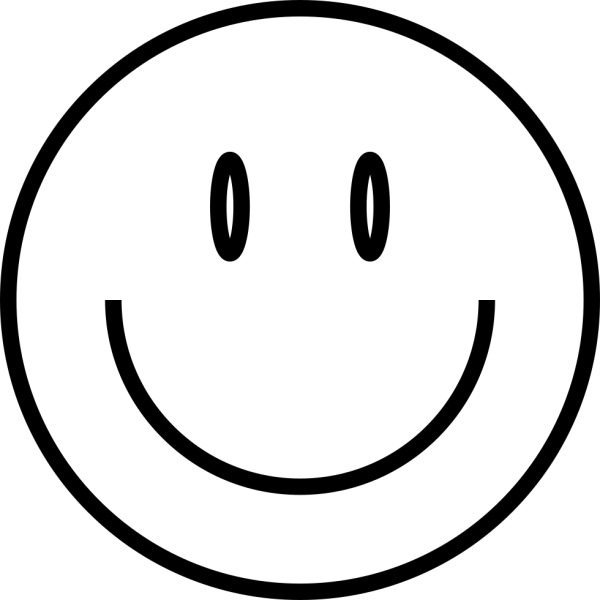 Смайлик белый