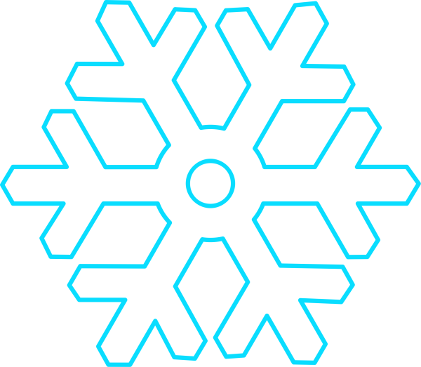 Снежинки легкие рисунки