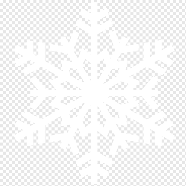 Белые снежинки