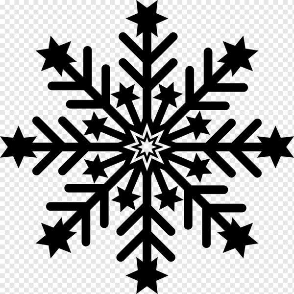 Очертание снежинки