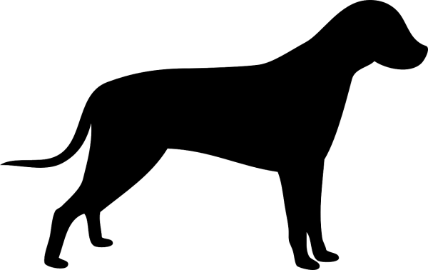 Породы собак силуэты