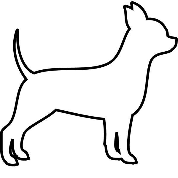 Трафареты собаки