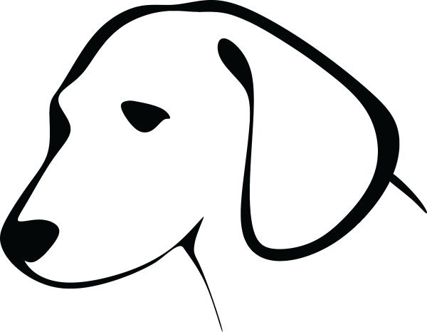 Очертание морды собаки