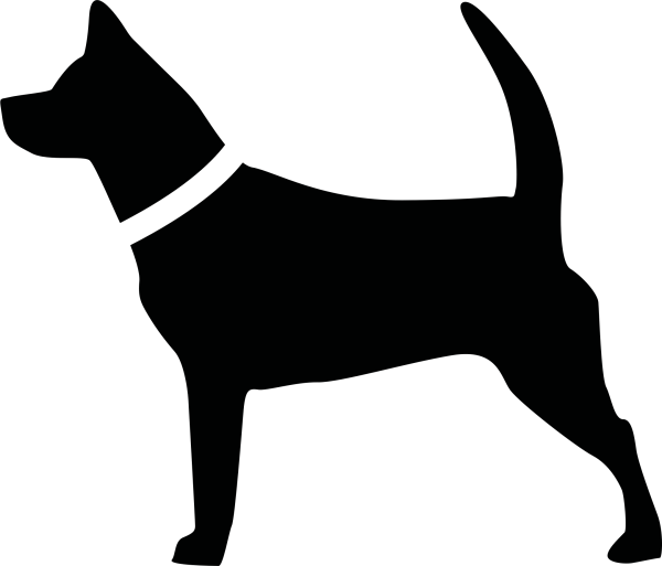 Силуэт собаки