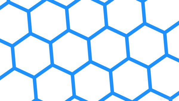 Узор из шестиугольников