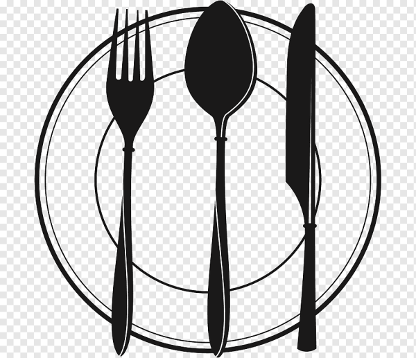 Векторные столовые приборы
