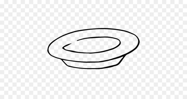 Очертания тарелки