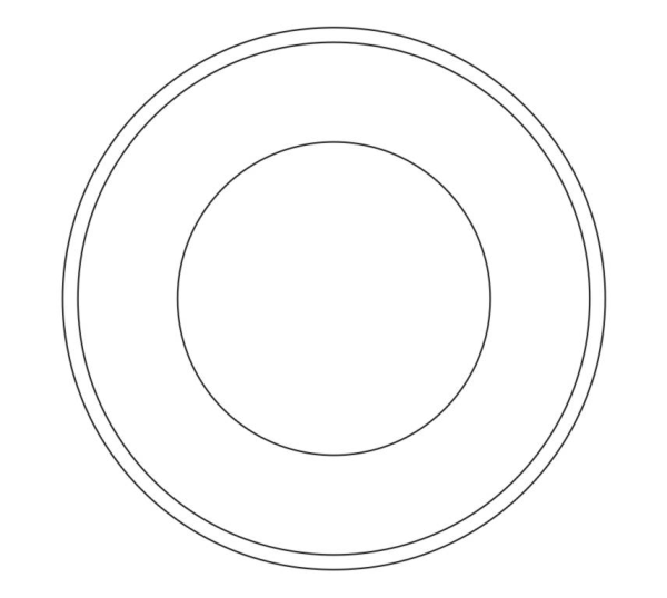 Тарелка раскраска