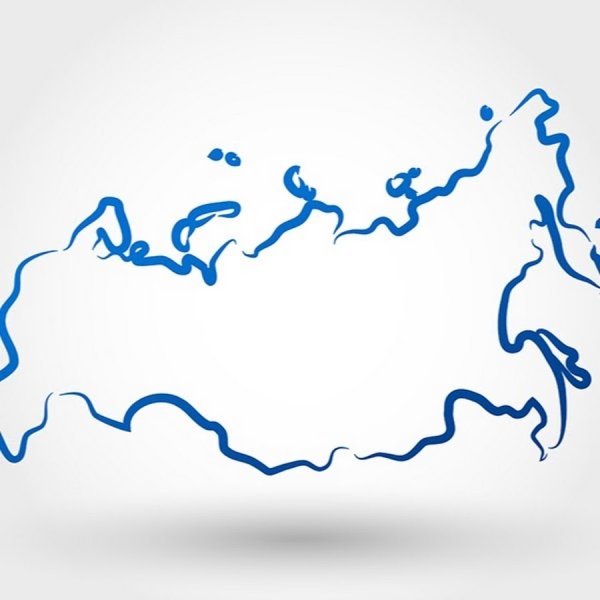 Контур границ России