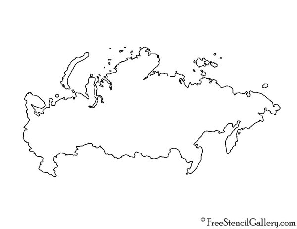 Очертания России