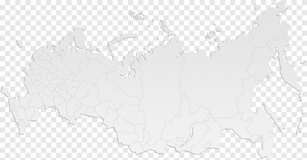 Карта России без фона