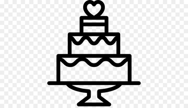 Значок торта на прозрачном фоне