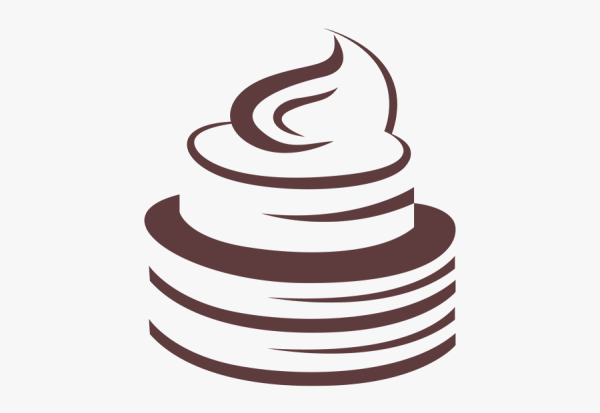 Торт силуэт