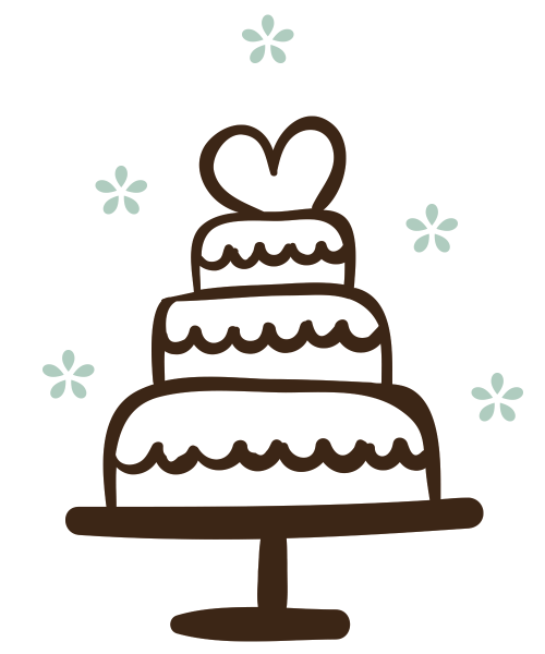 Тортик силуэт