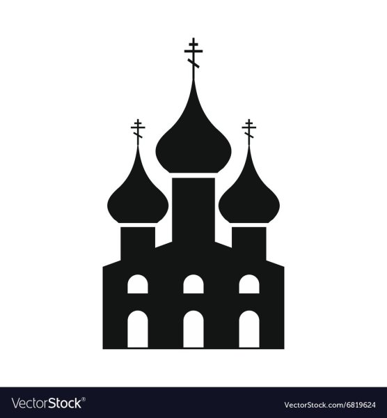 Церковь силуэт