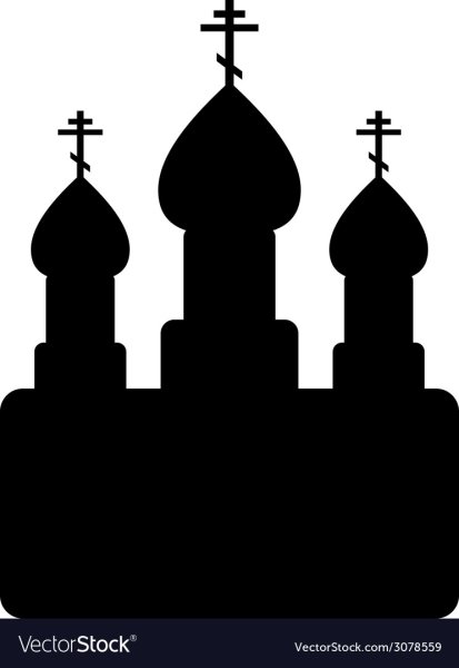 Силуэты храмов